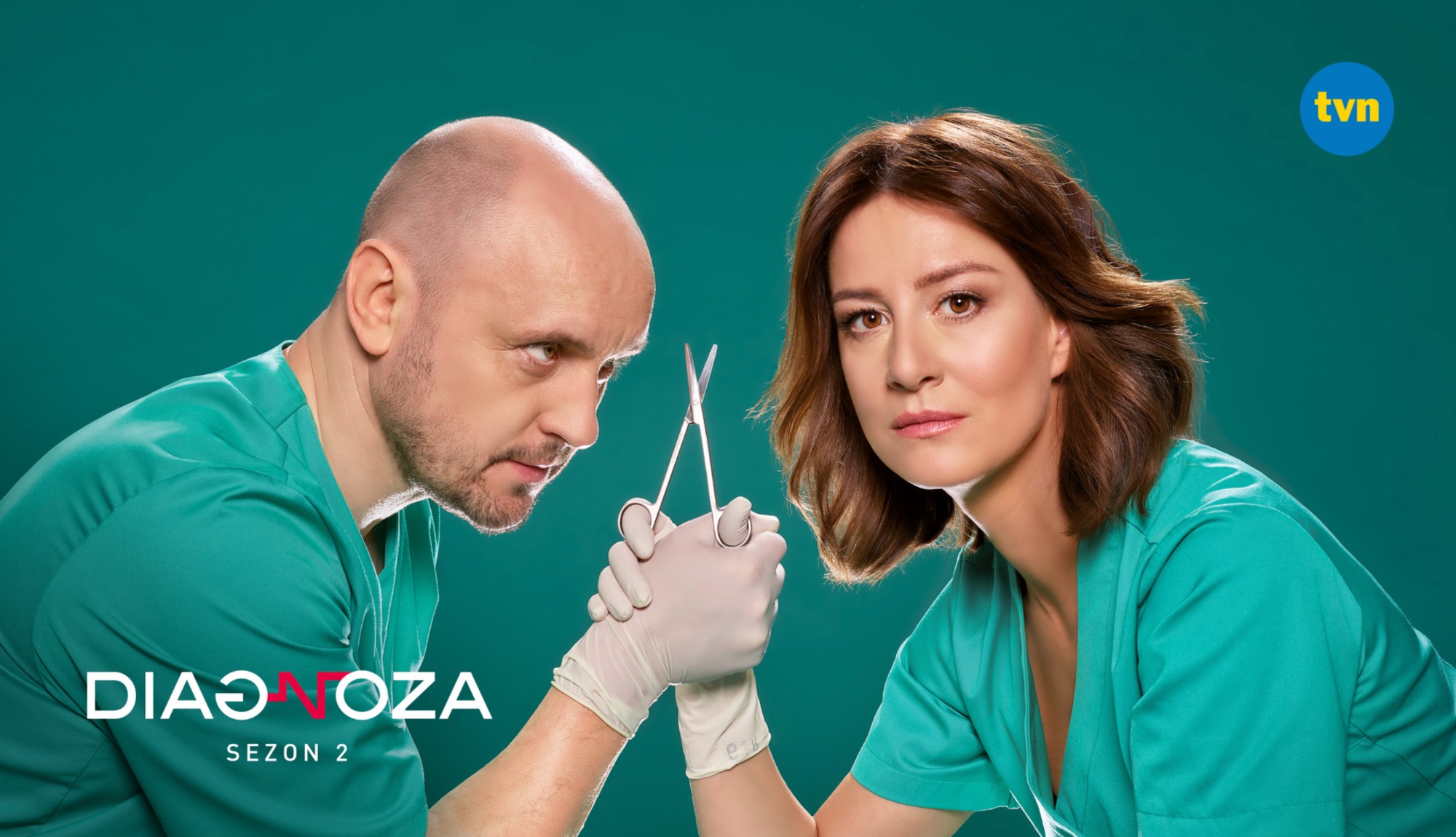 Koncept kreatywny i realizacja kampanii reklamowej dla serialu TVN 'Diagnoza'.