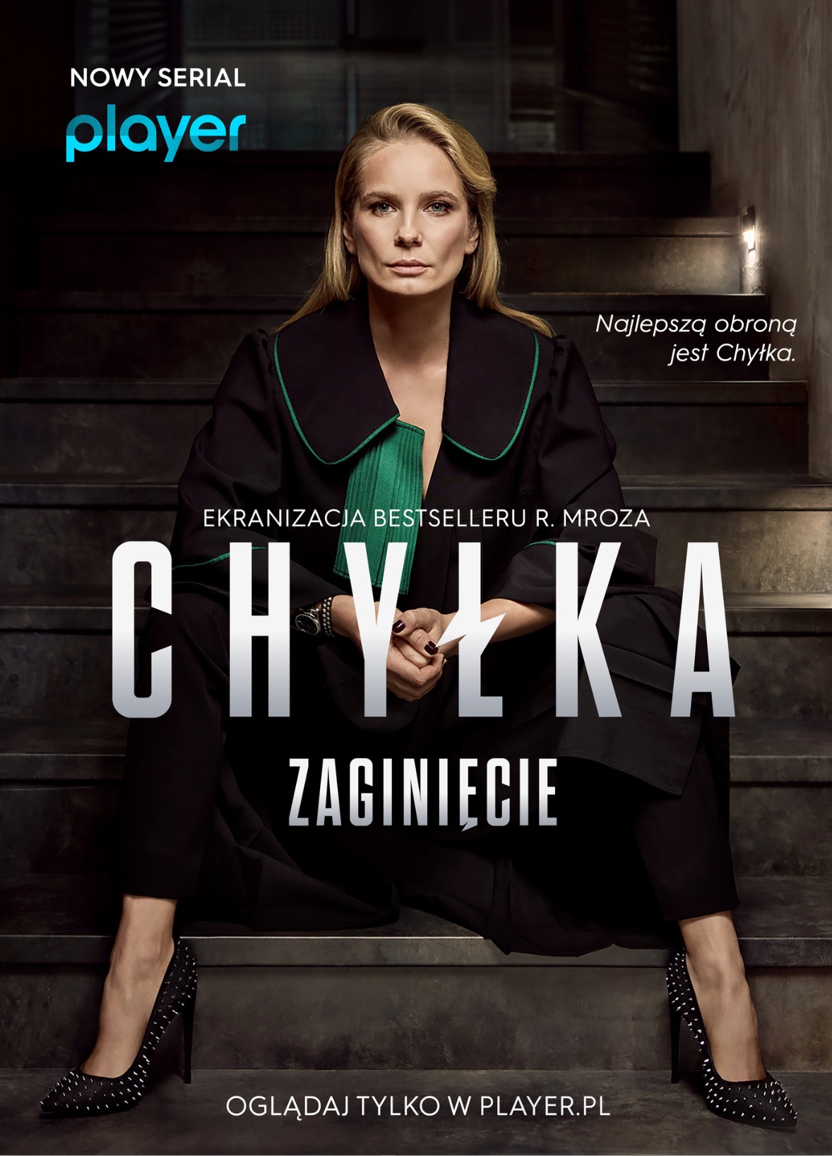 Koncept kreatywny i realizacja kampanii reklamowej dla serialu TVN 'Chyłka'