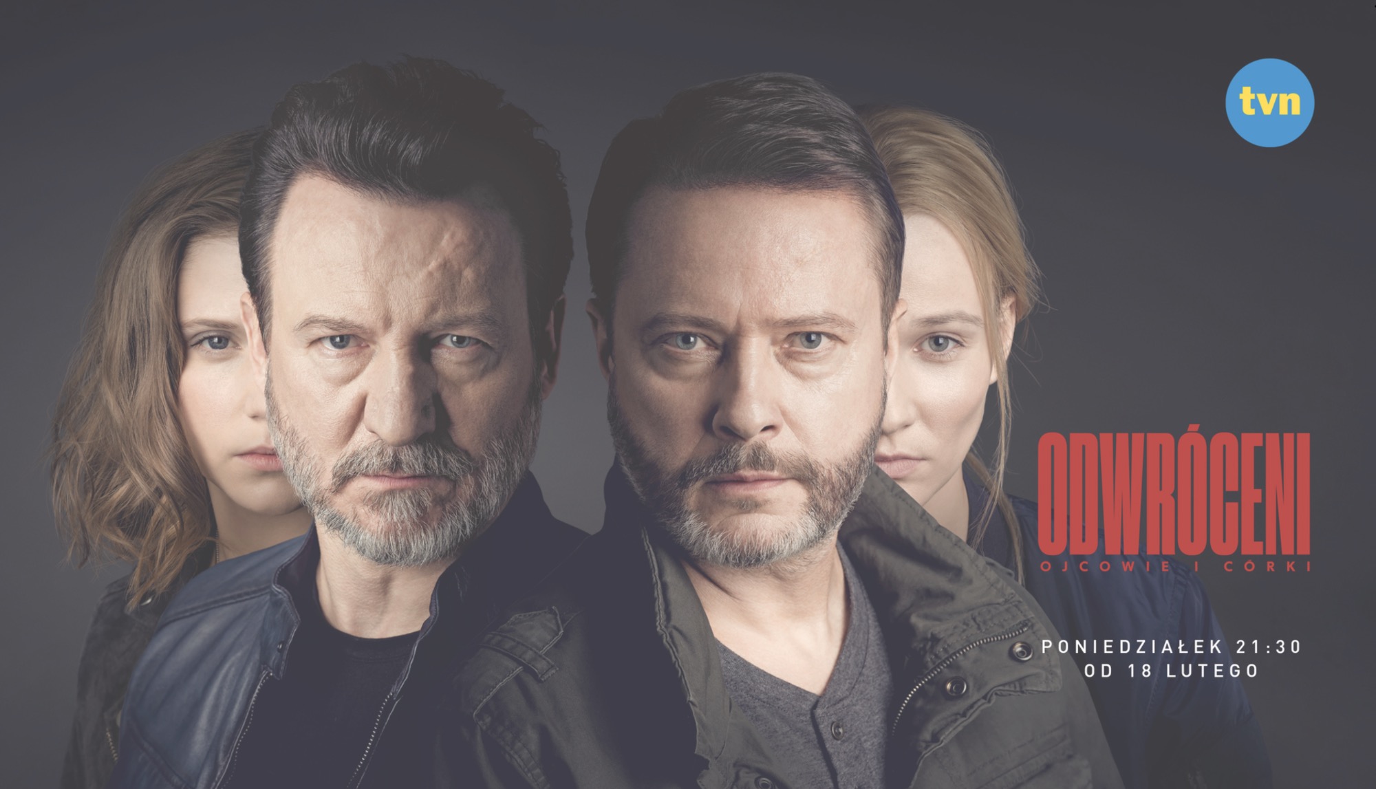 Koncept kreatywny i realizacja kampanii reklamowej dla serialu TVN 'Odwróceni'.