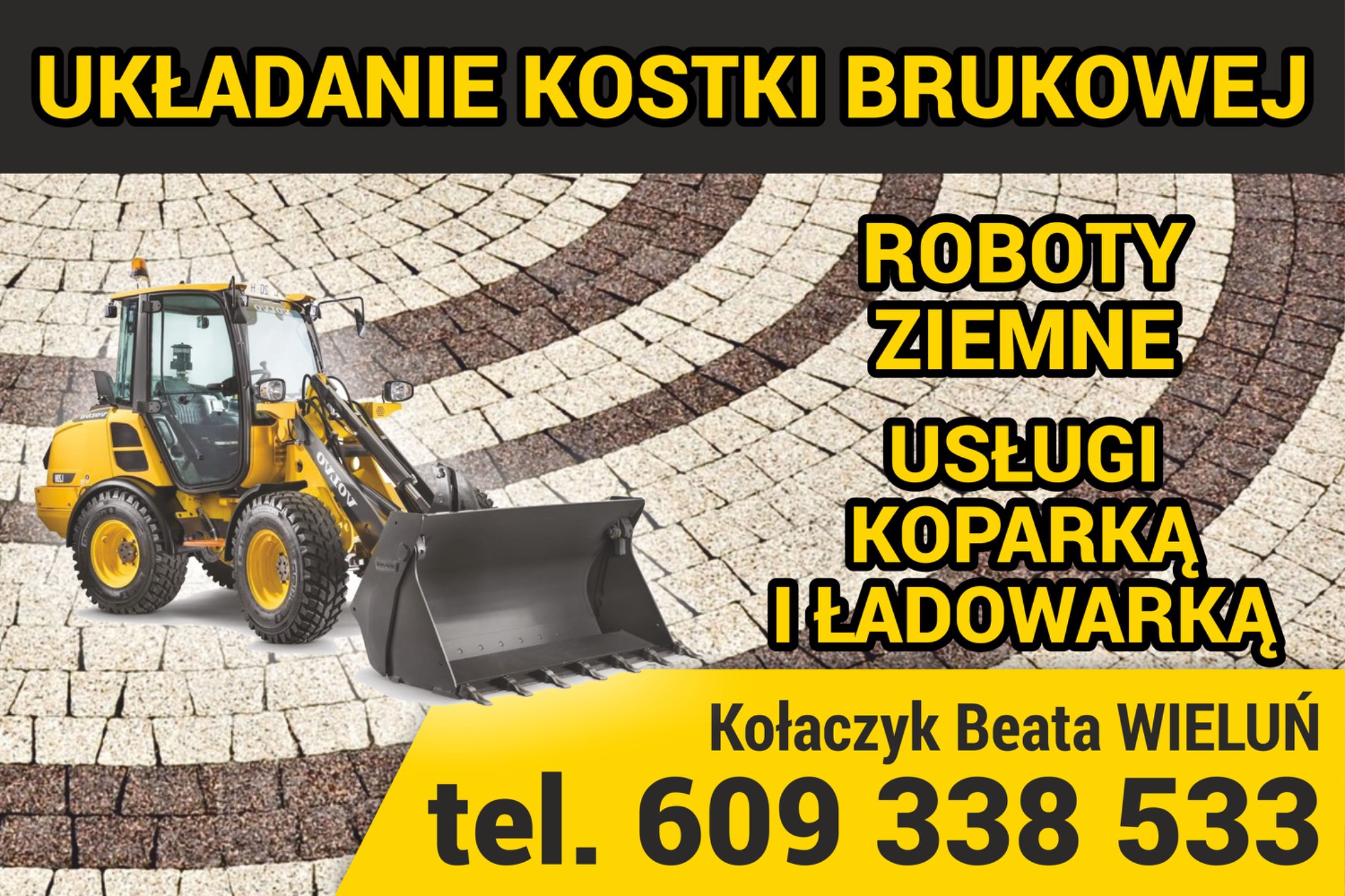 Układanie kostki brukowej i płyt tarasowych