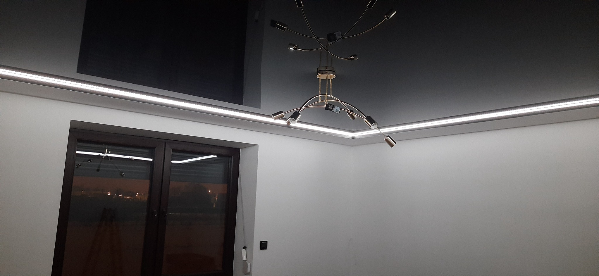 Sufit napinany lustrzany