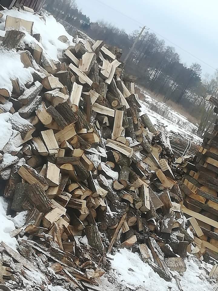 Drewno Kominkowe Dębowe rąbane