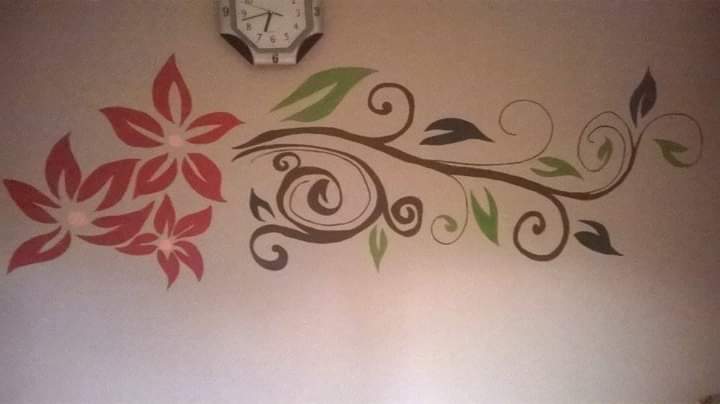 Jest to jeden z wielu rysunków wykonanych odręcznie na zamówienie klientów najczęściej w sypialniach i salonach