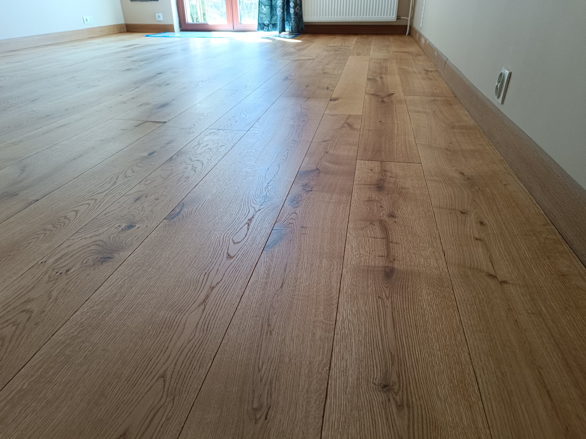 Deska dąb olejowoskowana