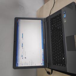 Laptop Samsung po wymianie gniazda zasilania 