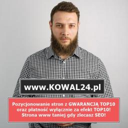 Strony internetowe z RABATEM + Pozycjonowanie z gwarancją TOP10 | KOWAL24.pl - Strony internetowe Mieszkowice