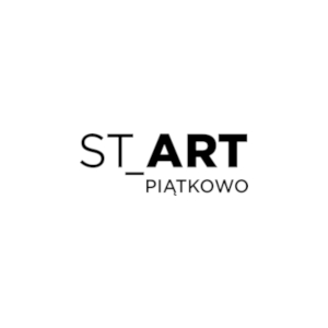 Logo firmy ST_ART Piątkowo, czarny napis na białym tle, nowoczesna typografia.