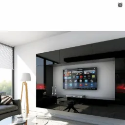 wykończenie ścian oraz montaż mebli i umiejscowienie tv