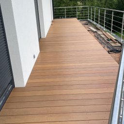 Taras z deski ekzotycznej Bangkirai