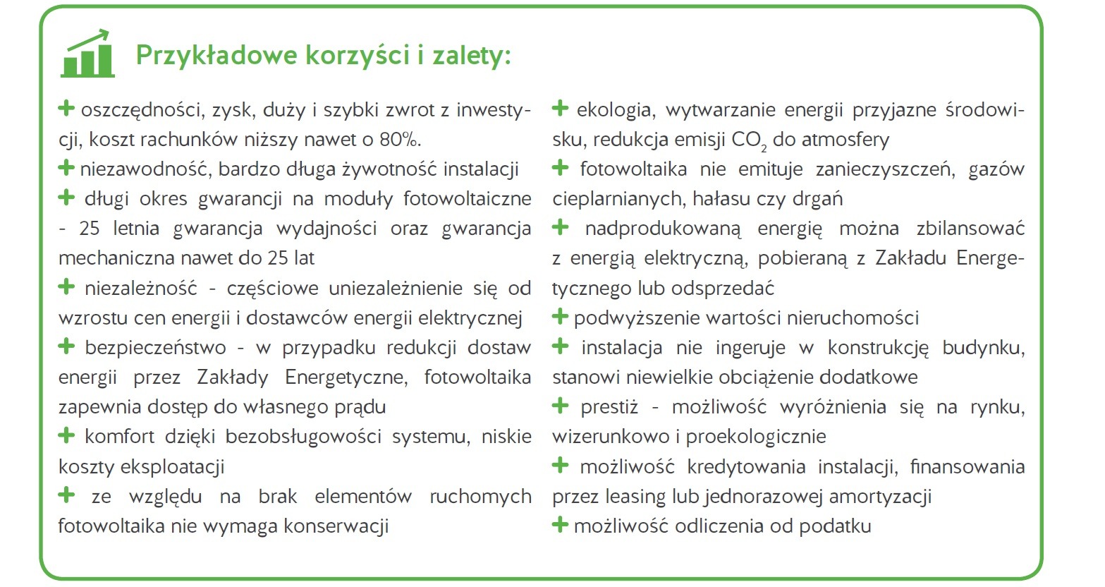 Korzyści z posiadania instalacji fotowoltaicznej