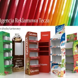 Opracowujemy materiały POS np.: display - karton, systemy wystawiennicze