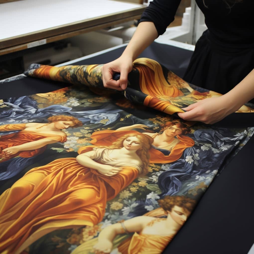 Druk sublimacyjny na tkaninach