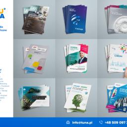 Studio graficzne TUNA świadczy usługi projektowania, składu DTP oraz druku katalogów reklamowych, folderów, ulotek, plakatów, wizytówek.