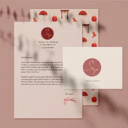 Projekt materiałów biurowych