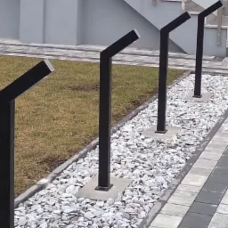 Lampy ogrodowe wykonane z aluminium