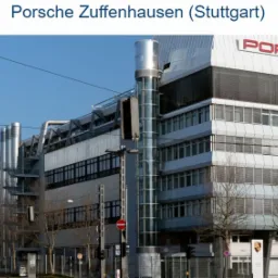 Montaż systemu wentylacyjnego na hali produkcyjnej fabryki PORSCHE.