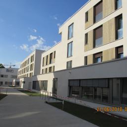 Domy mieszkalne, tynki gipsowe  11.500 m2  i ocieplenie budynku w systemie  Knauf  6.000 m2   w Karlsruhe - Niemcy rok 2019