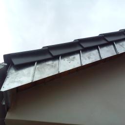 dach dek - obróbki okap szczyt