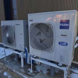 Pompa ciepła Buderus, klimatyzator multisplit Haier 12kW