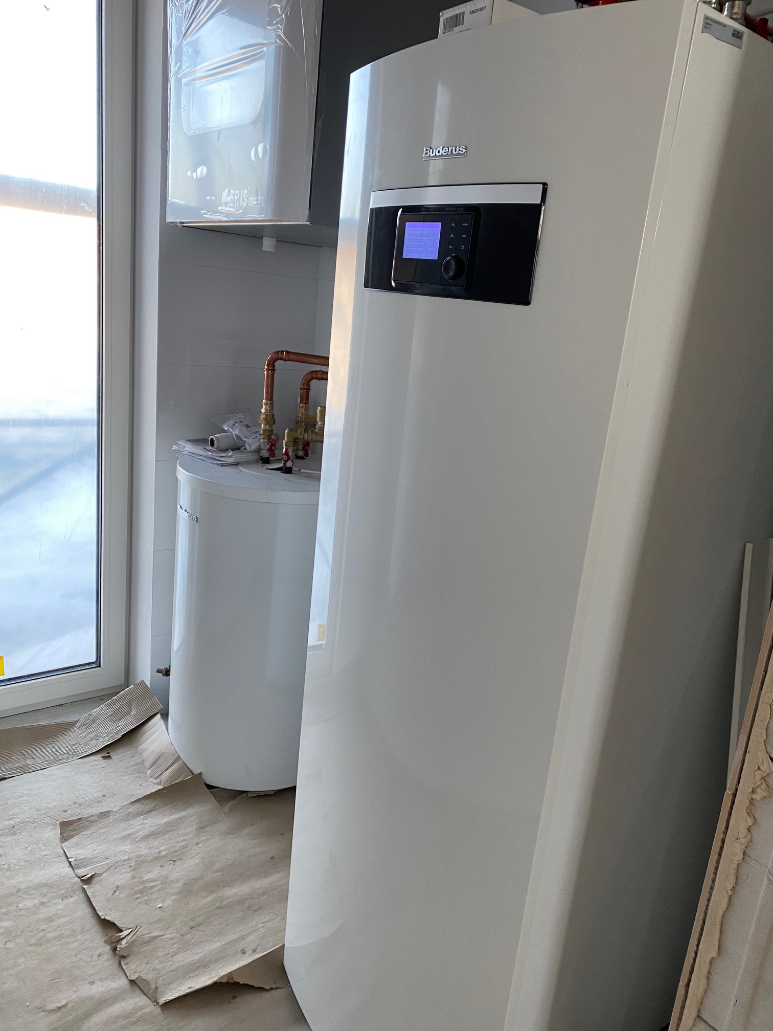 Pompa ciepła Buderus, pompa typu split.