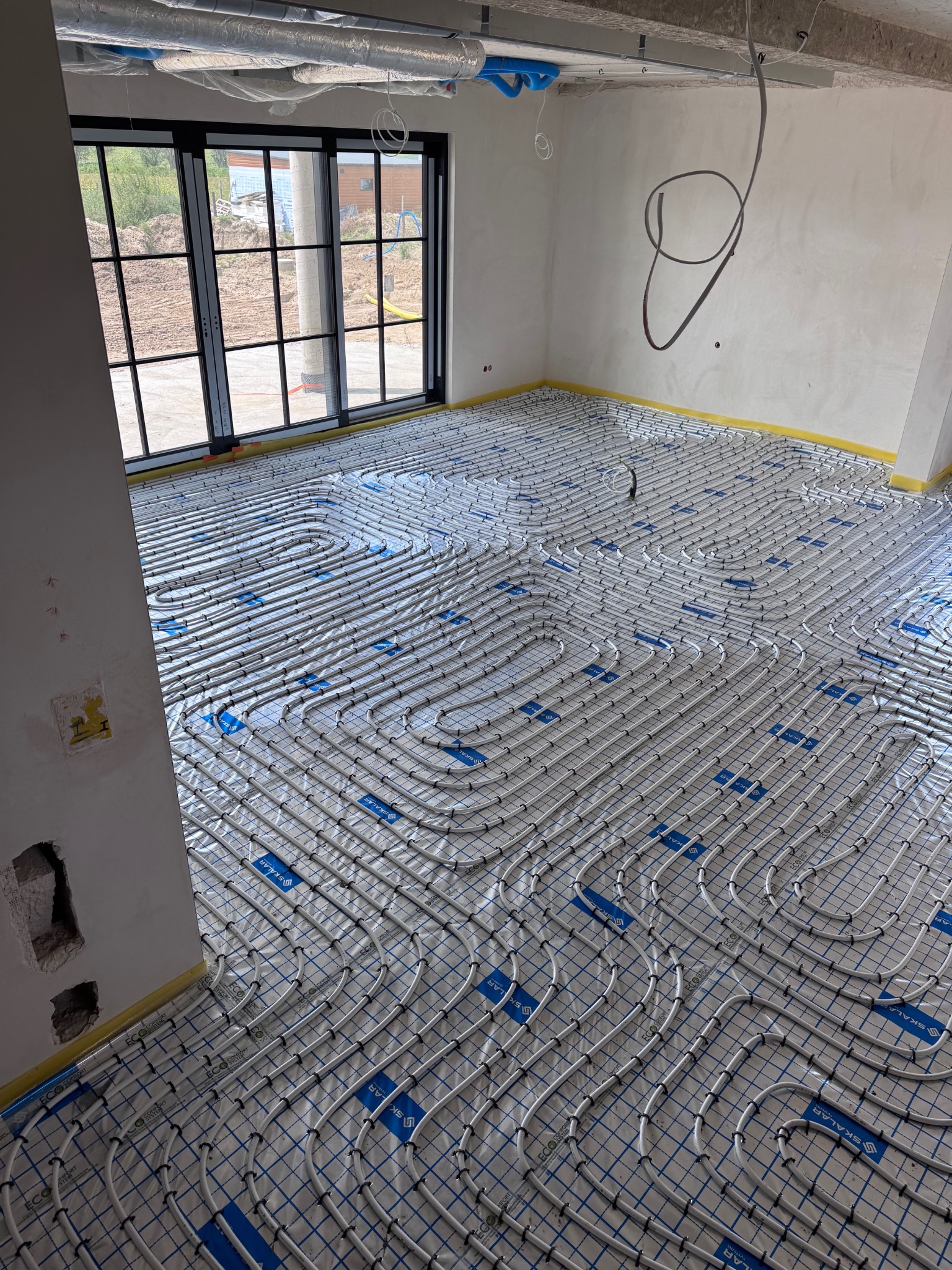 Ogrzewanie podłogowe willa 450m2