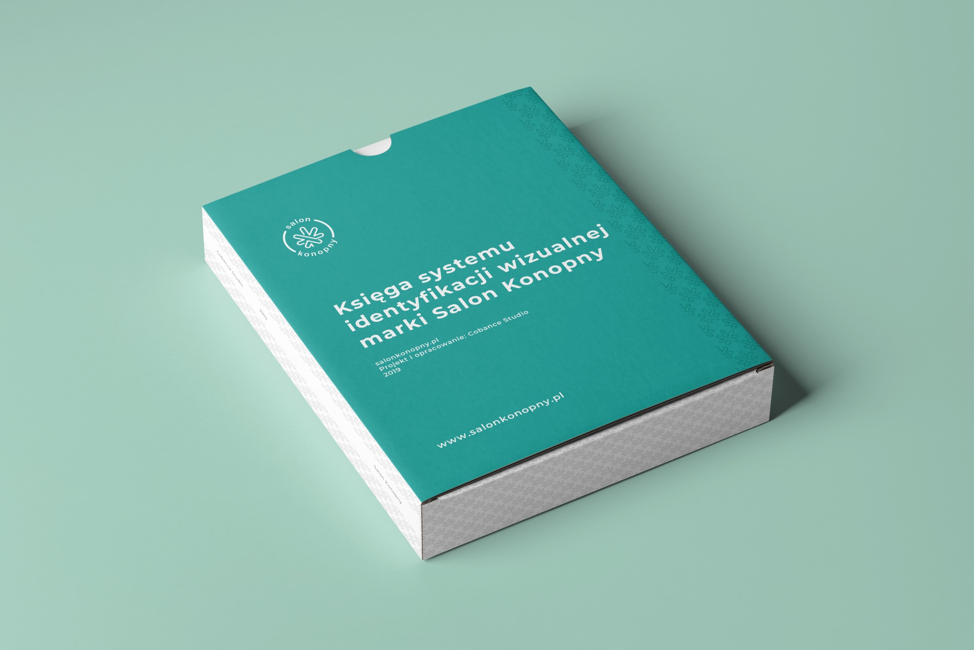 Księga identyfikacji wizualnej marki Salon Konopny.
