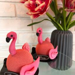 monoporcje flamingi