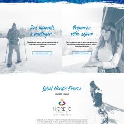 Projekt strony internetowej dla grupy zrzeszającej miejscowości narciarskie.