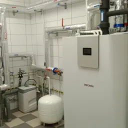Maszynownia z pompą ciepła gruntową Stiebel Eltron WPE-I 59