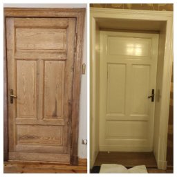 Piaskowanie drzwi, renowacja drewna