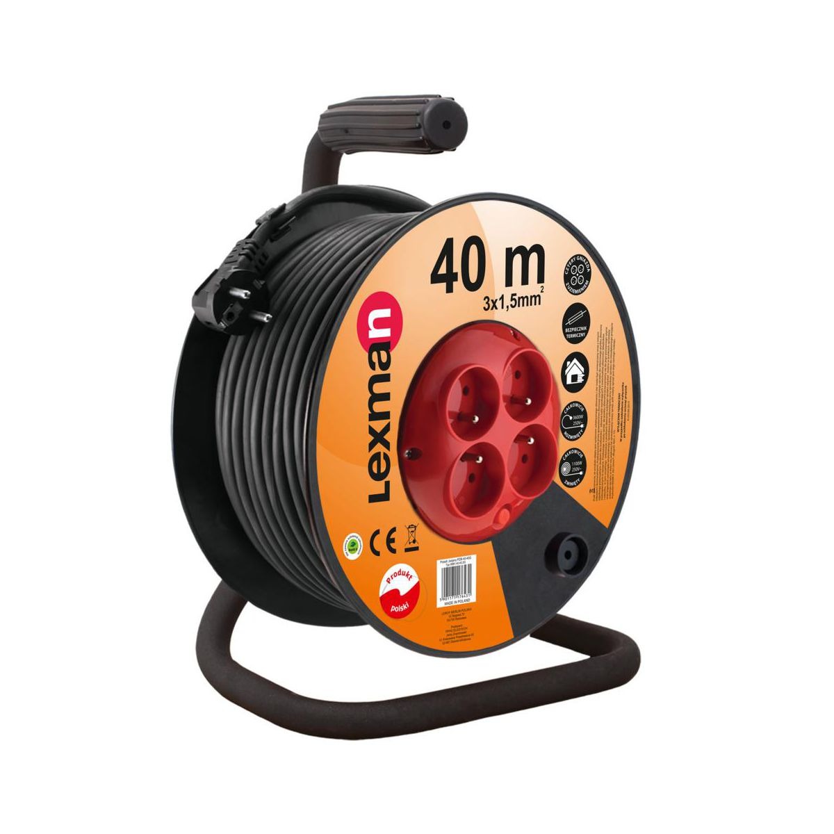 Przedłużacz bębnowy 40 m