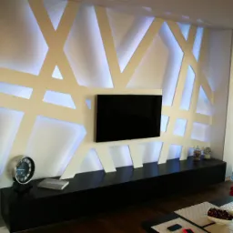 Realizacja zabudowy RTV w mieszkaniu