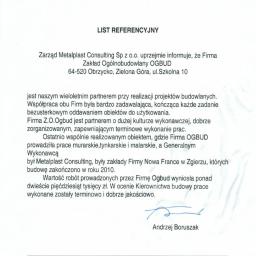 Zakład Ogólnobudowlany OGBUD - Firma Remontowa Obrzycko