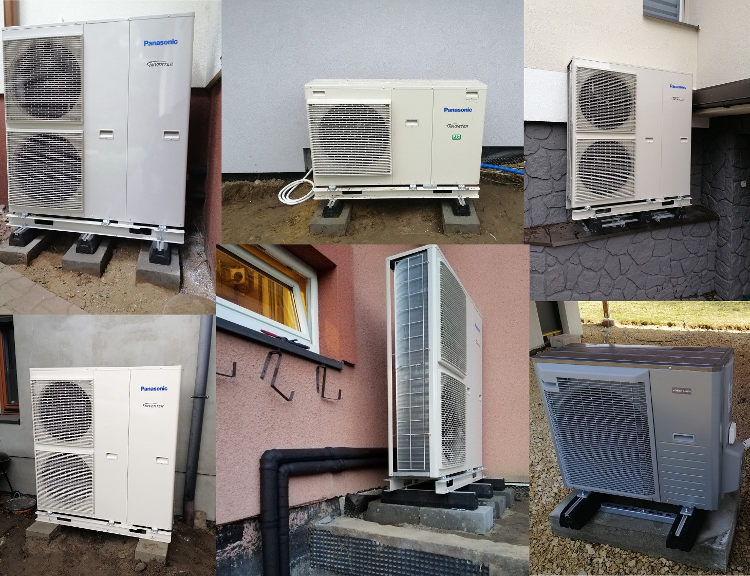 Niektóre z naszych realizacji dla pomp ciepła