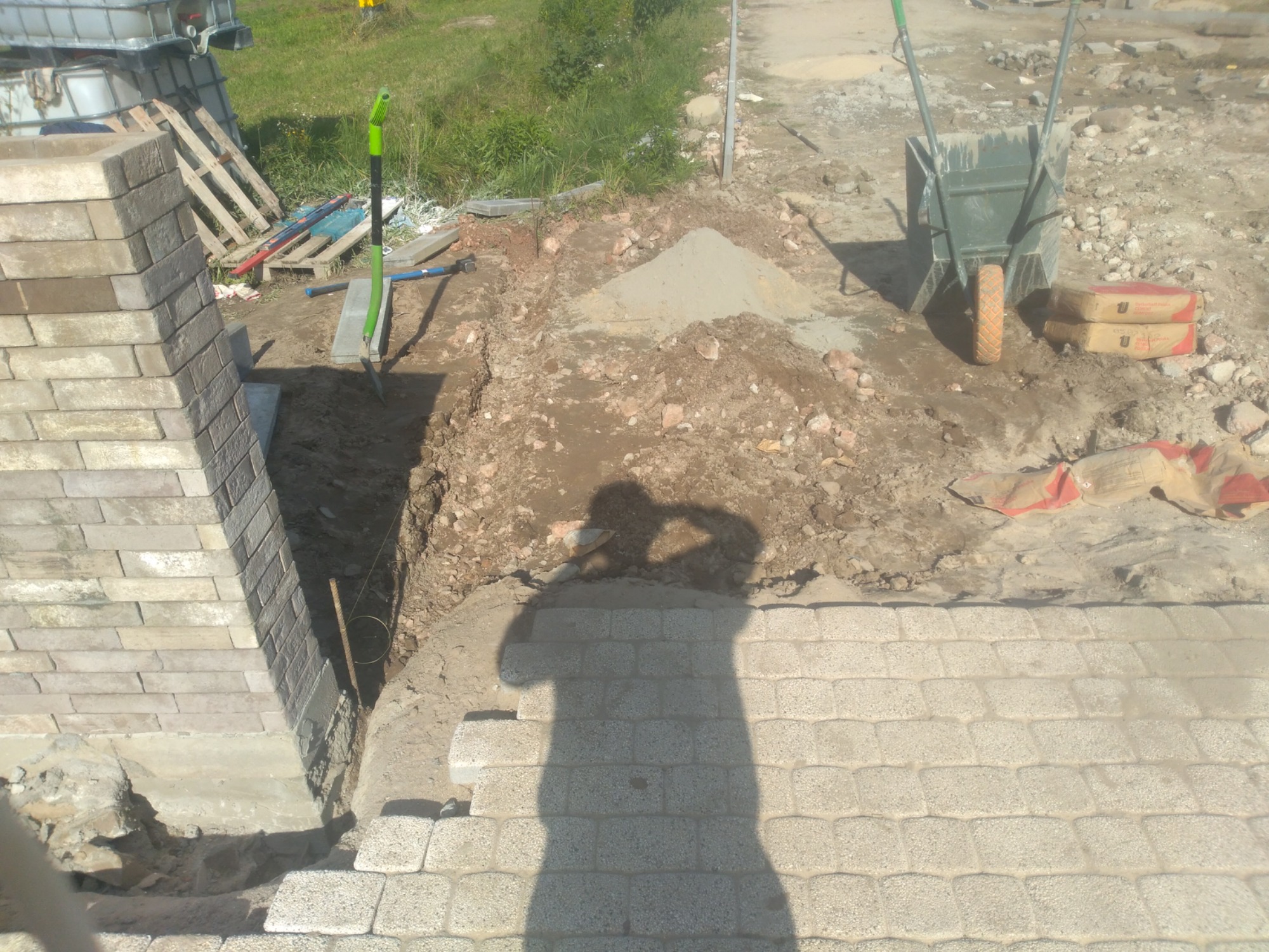 Tak że kostka, tarasy, małe domki