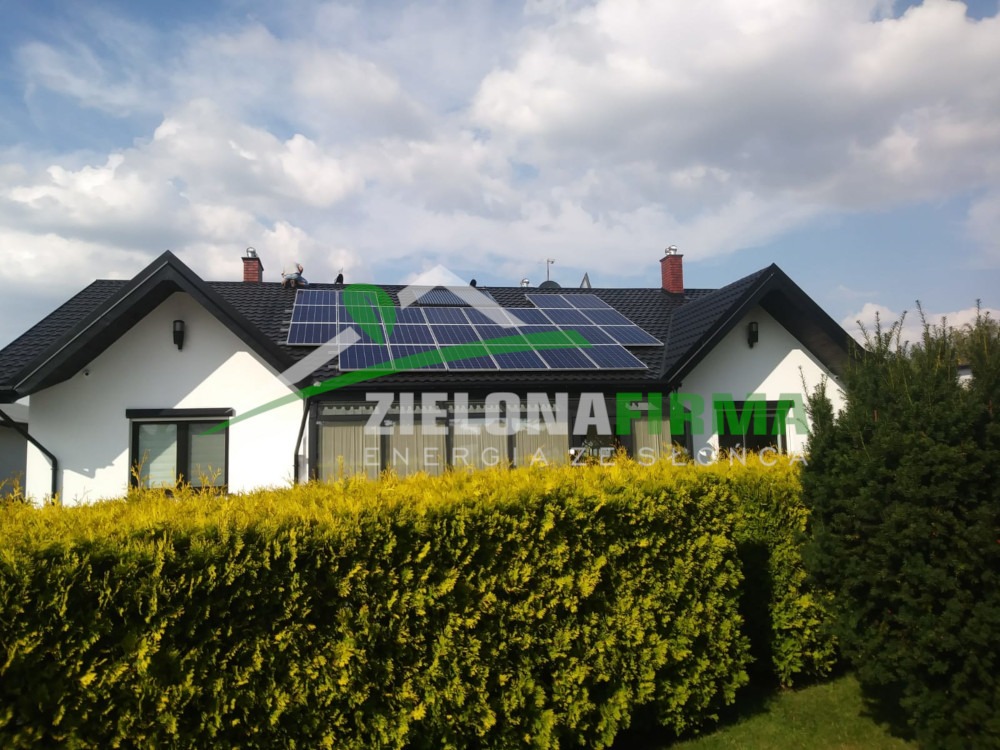 Instalacja 7 kw wykonana przez Zieloną Firmę