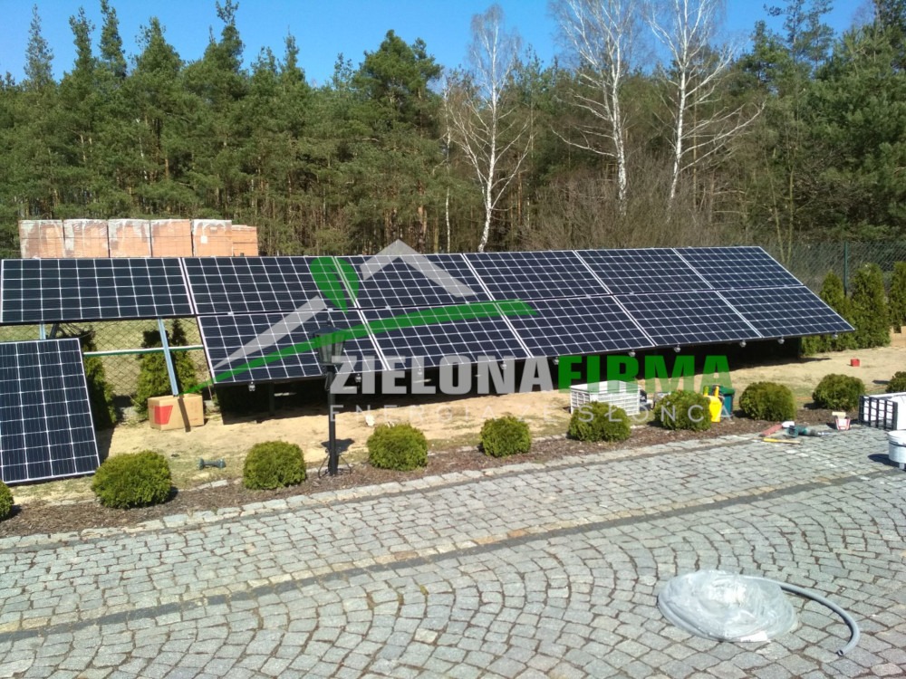 Instalacja 9 kw wykonana przez Zieloną Firmę