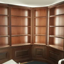 Regal biórowy drewno egzotyczne maranti