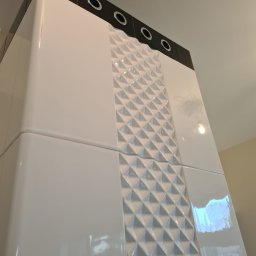 nowoczesny kominek kaflowy ceramic-wall