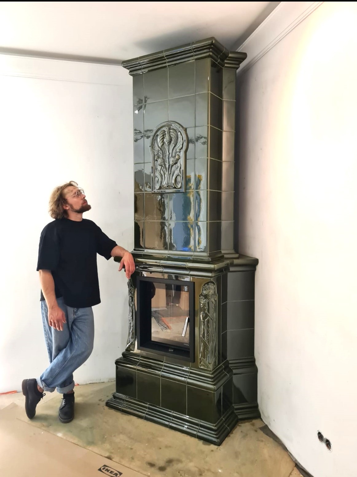 piec kaflowy zielony 1