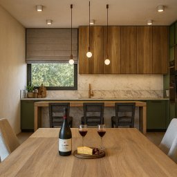 Sowa Design Projekty Wnętrz - Projekt nowoczesnej kuchni w starym budownictwie