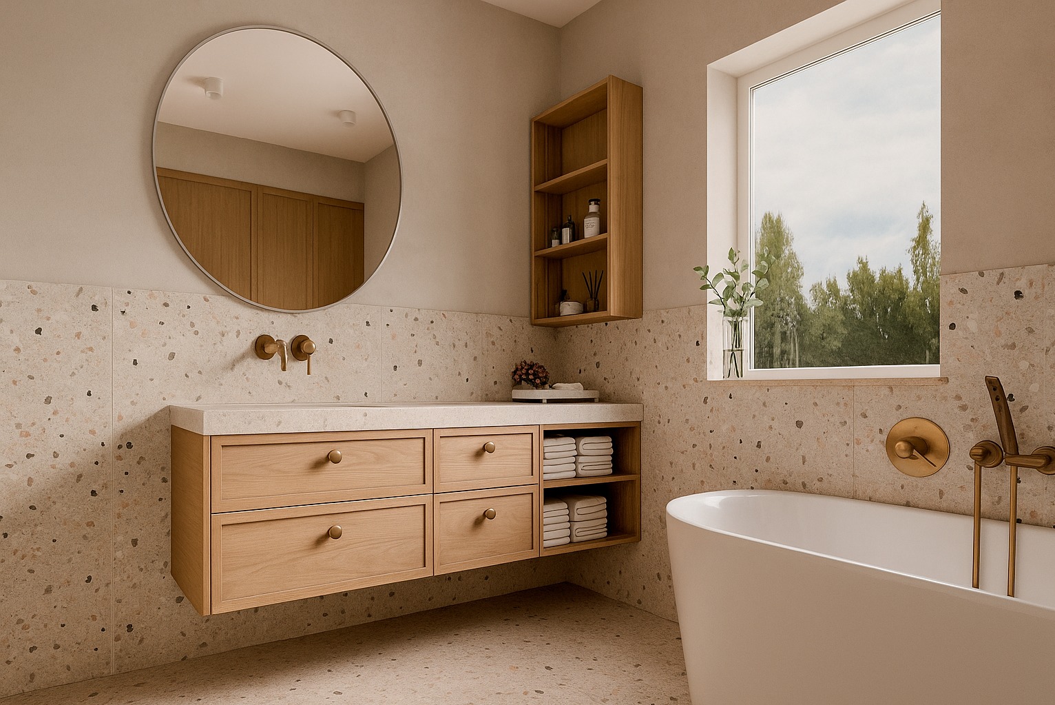 Projekt łazienki w Mrozowie