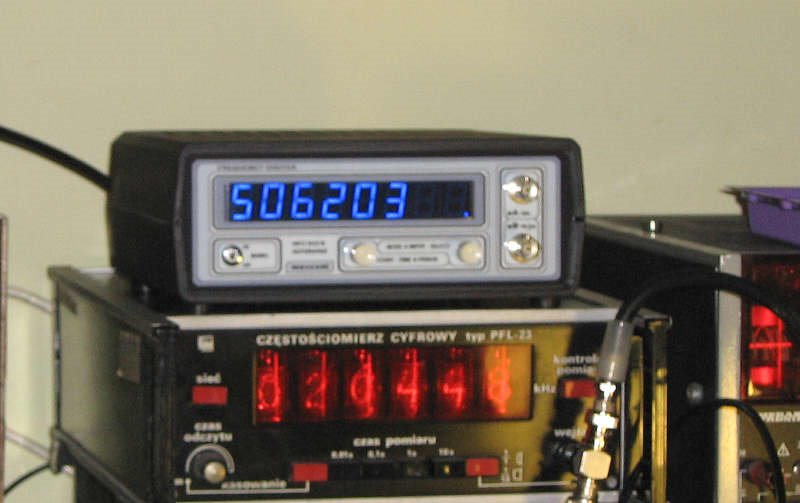 Warsztatowy miernik częstotliwości 5 Hz -1300 MHz