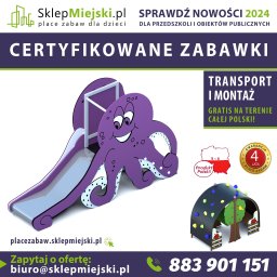 Największa oferta na place zabaw, siłownie plenerowe z atestem dla przedszkoli, żłobków, hoteli i innych obiektów publicznych. 

Zapraszamy.
https://placezabaw.sklepmiejski.pl/