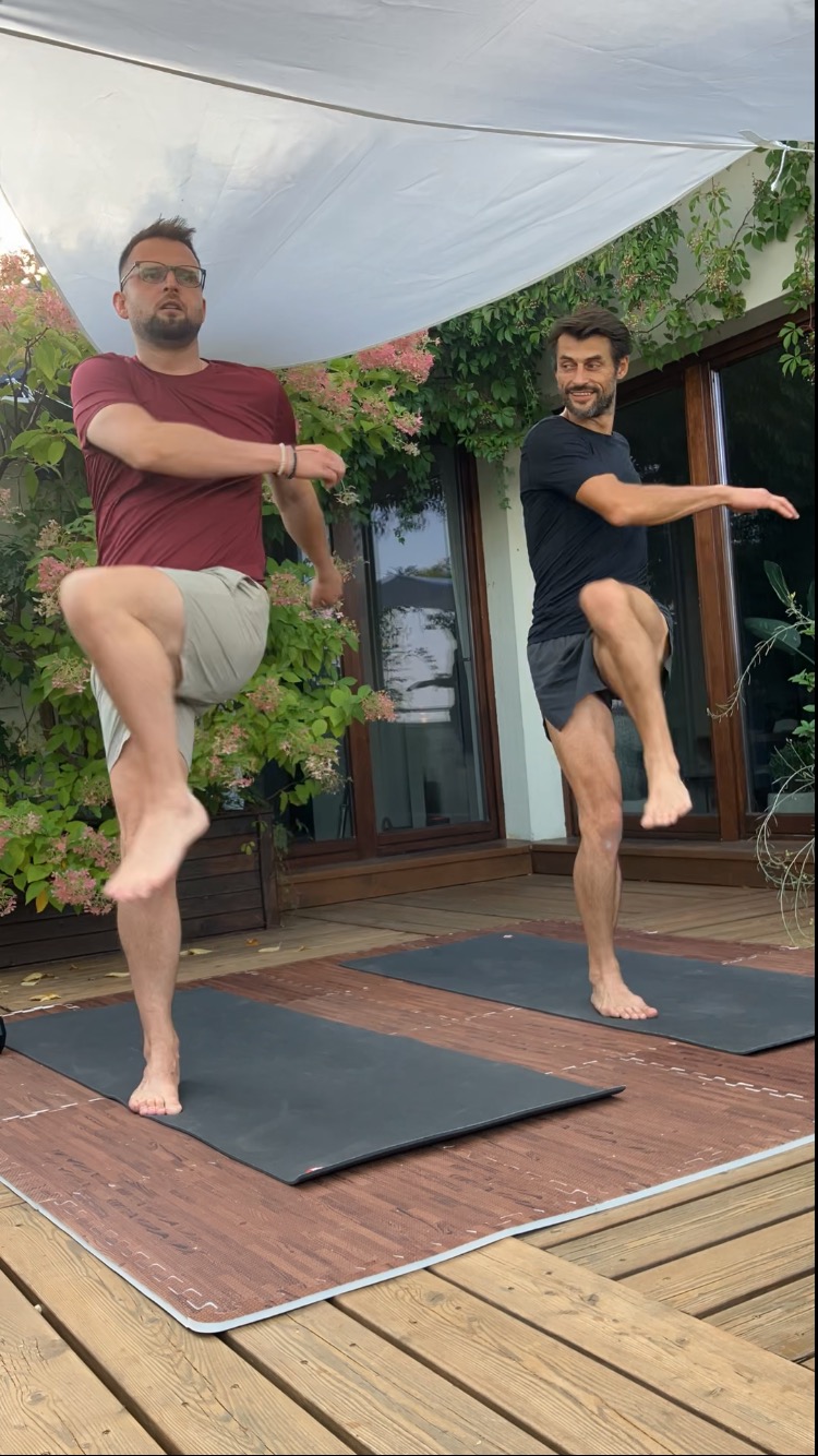 Zajęcia na tarasie :)