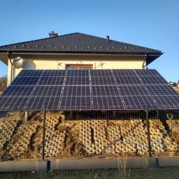 3,84 kw na przydomowej skarpie 