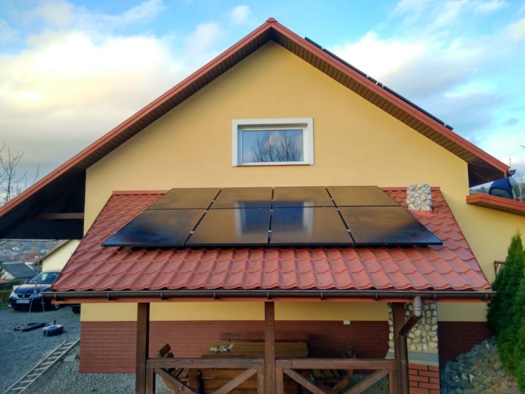 Lubatowa - instalacja o mocy 4,41 kw- panele FULLBLACK ( CZARNE )