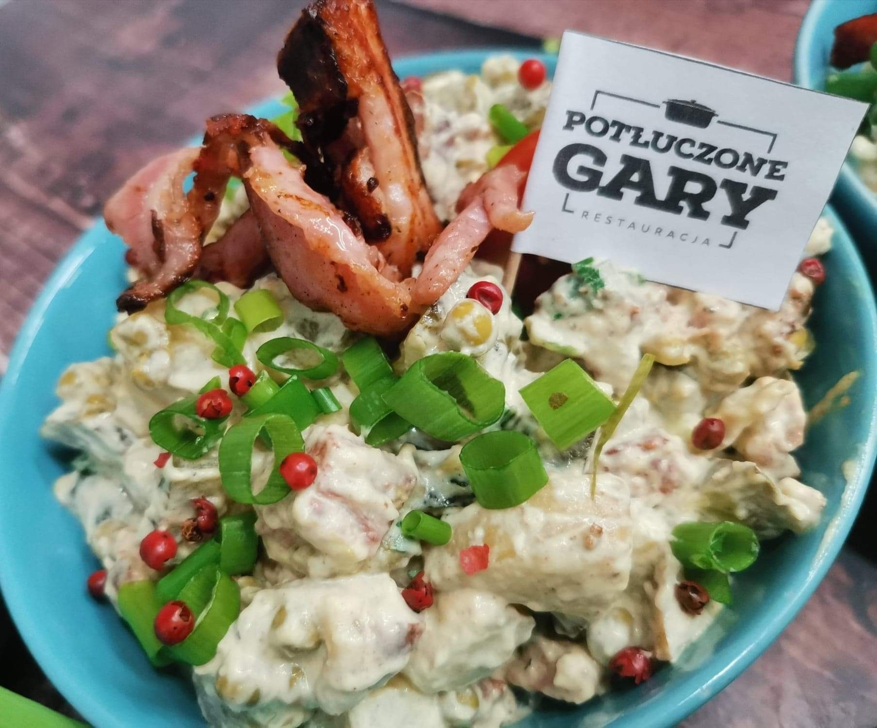 Sałatka ziemniaczana z boczkiem