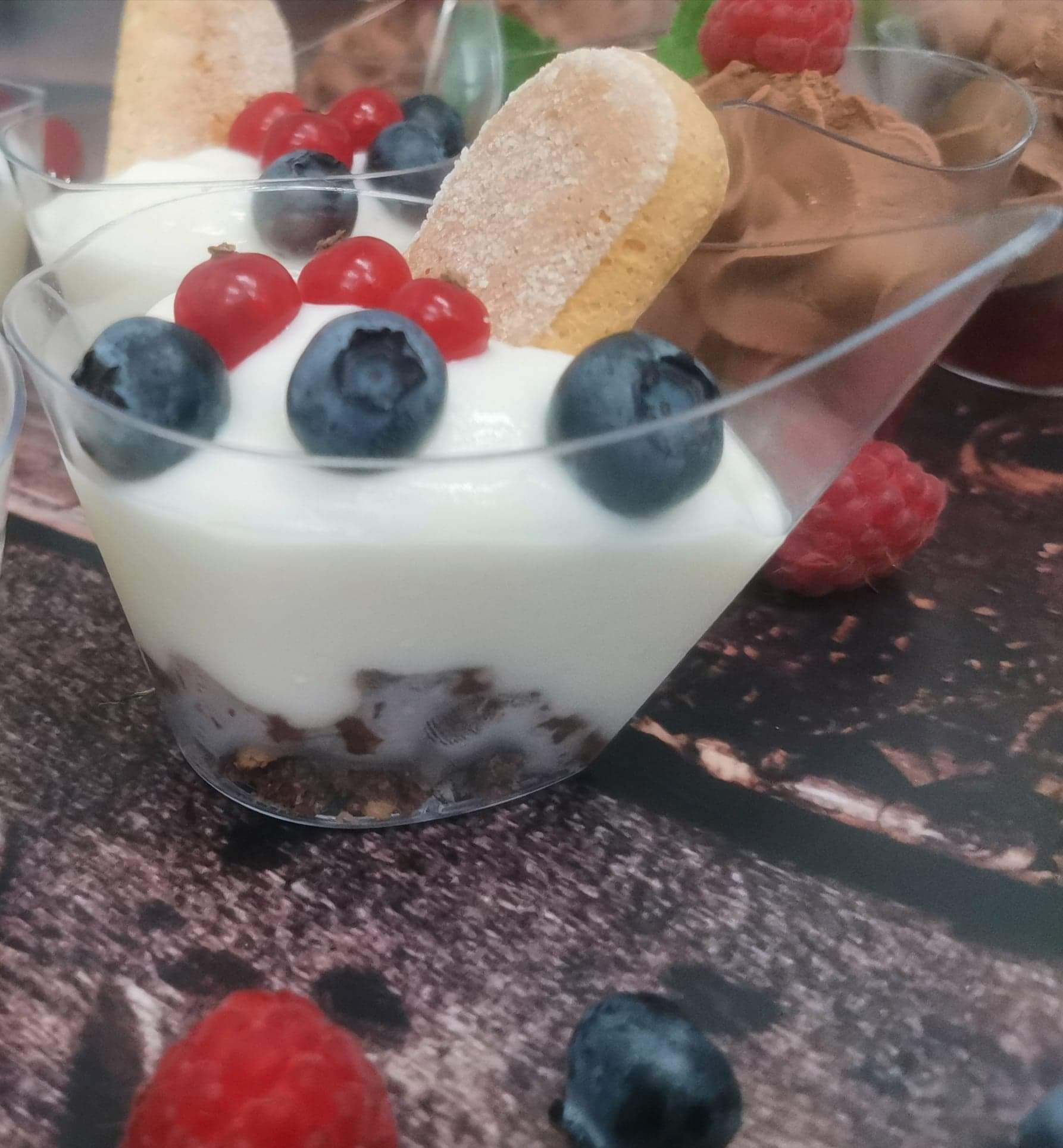 Mini desery - sernikczki waniliowe