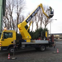 Karol Sitkowski Usługi Budowlane Montażowe Dekarskie - Usługi podnośnikiem koszowym